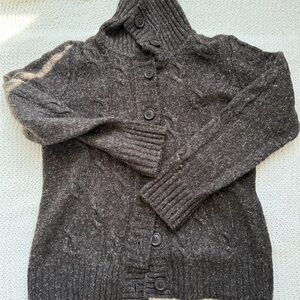 L.L. Bean Brown Button-Up Cardigan